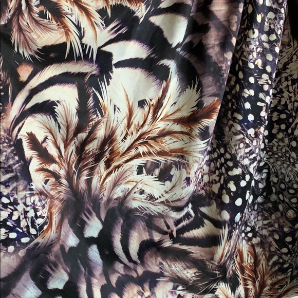 Boston Proper Printed Silky Dress - Picture 4 of 5